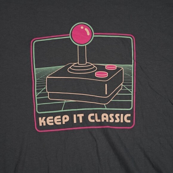 Old School Old Navy Atari Video Game Old Navy Blue Soft Wash Graphic Shirt Large - Picture 4 of 7